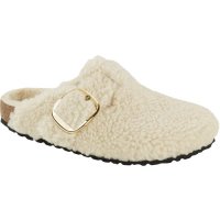 버켄스탁 BIRKENSTOCK 보스턴 시어링 Teddy Eggshell 레귤러 3033302204