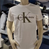 CALVIN KLEIN JEANS 남 모노그램 로고 반팔 티셔츠 YAF J320770