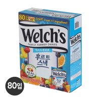 농심 웰치스 후르스낵 믹스드후르트 젤리 2kg 80입