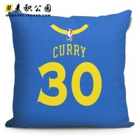 의자허리쿠션 기념품 쿠션제작 NBA 농구 스타 커리 No 30 Warriors 기프트 소파 쿠션