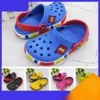 Crocs 구멍 신발 어린이 레고 만화 소년과 소녀 비치 신발 여름 미끄럼 방지