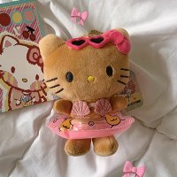 하와이 키티 태닝 귀여운 인형 마이멜로디 키링 가방 장난감
