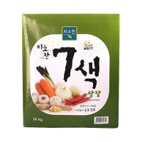 미소찬7색쌈장14kg 고기 막장 식품 장류 Per o1 0823N