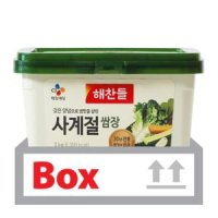 해찬들 사계절쌈장 3kg4ea 박스 -횟집 고깃집 식자재 식당용 양념장 업소용