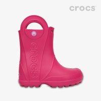 크록스 장화 레인 부츠 핸들 잇 가벼운 키즈 컴포트 로고 캔디 CROCS 12803