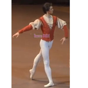 남자댄스복 Pompon Giselle 농부용 맞춤형 발레 재킷 파스 드 듀스 남성용 14