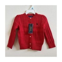 Polo Ralph Lauren Toddler Girls Mini Cable Cotton Cardigan 2T