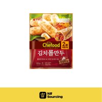 쉐푸드 김치롤만두 330g 2개 숙성된김치 쫄깃함 아삭한식감 간식