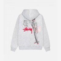 스투시 스케이트 터프 후드 애쉬 헤더 Skate Tough Hoodie Ash Heather 1054186