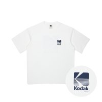 코닥 KODAK 에센셜 빅로고 워싱 반팔티셔츠 ESSENTIAL BIG LOGO WASHING HALF TEE