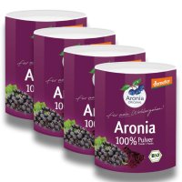 Aronia ORIGINAL 베리 분말 파우더 100g x 4통 비건 무방부제