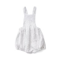 [수어플룸] Oona Checked Linen Romper | Ecru (AAA1166978)