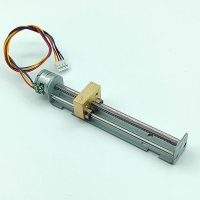 Micro Linear Slider Stepping Motor with Metal Nut Moving Block 2-Phase 4-Wire Stepper Motor Lon