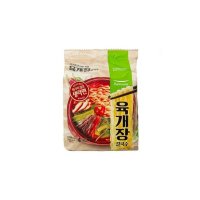 풀무원 자연 건면 아침식사대용 육개장 칼국수 4개입 483 6g 간편식 맛있는밥 즉석식품