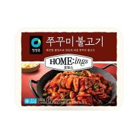 청정원 도시락 청정원 호밍스 쭈꾸미불고기 550g 간편식 헬스 야식 술안주 간식 식사대용 캠핑 반찬