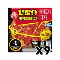 오뚜기 UNO 페퍼로니피자 간편즉석조리 180g x 9개