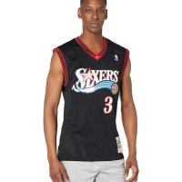 Mitchell Ness 필라델피아 76ers 앨런 아이버슨 2000 로드 스윙맨 저지 X-Large