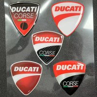 Ducati Corse 스티커 헬멧 데칼 로고 키트 3D