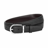 몽블랑 독일 몽블랑벨트 Montblanc Reversible Leather and Stainless Steel Belt Multi-Coloured 120 cm x 128757