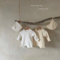 23가을 몽베베 와플슈트 보넷세트 newborn 24M