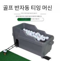 골프 반자동 다기능 머신 티박스 골프 보관 연습장