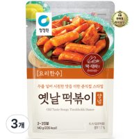 라이브잇 청정원 옛날 떡볶이 양념 4개 140g