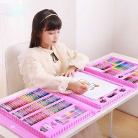 유치원 미술 도구 세트 올인원 어린이 선물 색연필