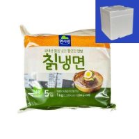 면사랑 칡냉면 5입 1kg 4개 아이스박스