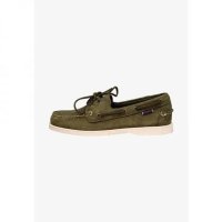 3557561 Sebago DOCKSIDES CRAZY HORSE - Boat shoes green military