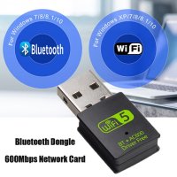 유심동글 600Mbps USB 와이파이 어댑터 듀얼 밴드 2.4 5.8Ghz 무선 외부 수신기 미니 동글 PC 노트북용  한개옵션0