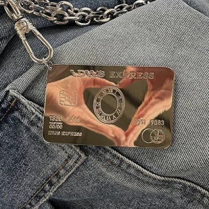 [아이돈워너셀] Express Card Key Ring 23F02AC001-SL