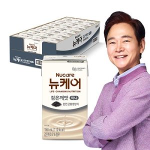 [본사공식몰] 뉴케어 미니 검은깨맛 150ml (24팩) 환자식 환자영양식 유동식 노인영양식 아침간편식 빨대