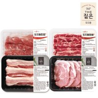 [도드람한돈] YBD 삼겹살+목심(구이용 각400g) + 일반 등심꽃살400g+갈매기살300g (총1.5kg)  단일속성