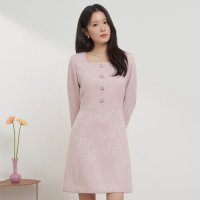 로엠 ROEM 변형넥 트위드 원피스 25 S 085 RMOWD23R14 211126