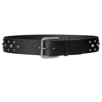 로렌랄프로렌 LAUREN Ralph Lauren Studded Leather Wide Belt