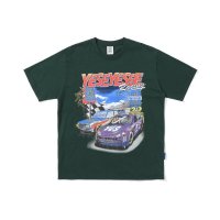 예스아이씨 YESEYESEE Racing 22 Tee Dark Green