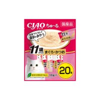 CIAO 츄르 참치 가다랑어 시니어용 버라이어티 14g 20P DSC-11