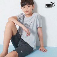 푸마 주니어 남아 데일리 홈웨어 2종세트그레이 PMJYIBL23