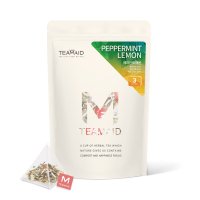 TEAMAID 페퍼민트 레몬 민트티 블렌딩티 삼각티백 리필백 25개입