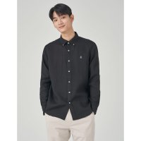 BEANPOLE MEN 남녀공용 리넨 솔리드 슬림핏 셔츠 -