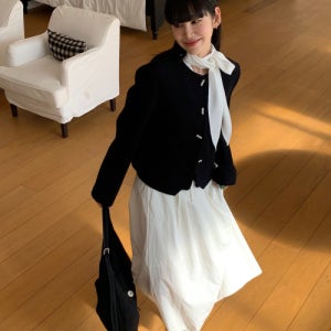 [드로우핏 우먼] 버튼 트위드 자켓 [BLACK] DFWMJK3303BK