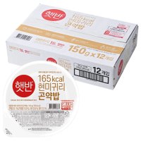 CJ제일제당 햇반 현미귀리 곤약밥 150g 12개