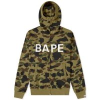 A Bathing Ape 후드티 1st Camo 발라클라바 풀집 후디 그린 220132