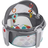 FISHER-PRICE BABY 모빌 자동 흑백 컬러 신생아 침대 수동 동물 도형 인형 -C