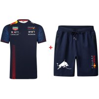 f1 포뮬러 원 레이싱 슈트 자켓 티셔츠 F1 세트 2023 레드불 반팔 여름 베르스타펜 폴로 셔츠 속건성