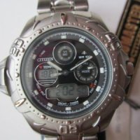 CITIZEN 복어 요트 타이머 남성용 시계 CHRONO ALL S S JAPAN NEW JS0010-58E