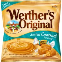 웨더스오리지날 웨더스 오리지널 Werther s 독일 소프트 에클레어 솔티드 캐러멜 크림 캔디 180g 8팩