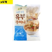 유부주머니 두솔 해물송송 500g x4개