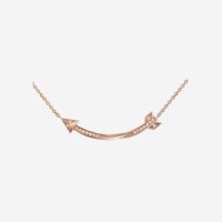 미꼬 애로우 트위스트 다이아몬드 네클리스 Miko Arrow Twisted Diamond Necklace G