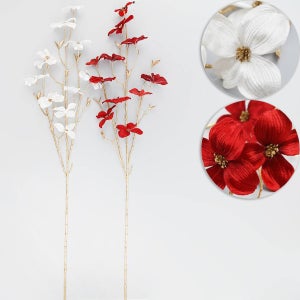 조화 목련꽃 가지 103cm 12개 세트 2색 택1 마그놀리아 매그놀리아 조화꽃 고급조화 꽃장식